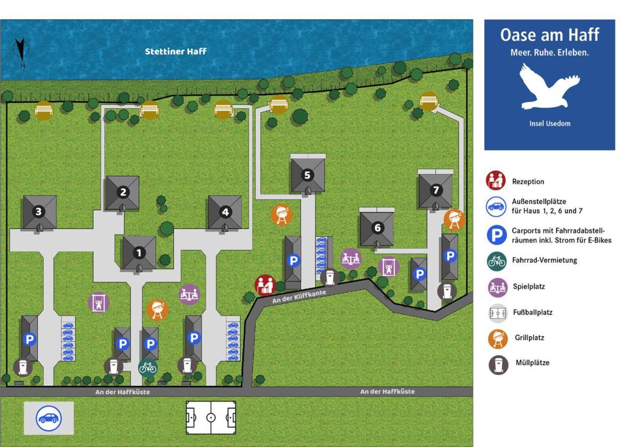 Appartement "Duenentraum" - Oase Am Haff Garz  Ngoại thất bức ảnh